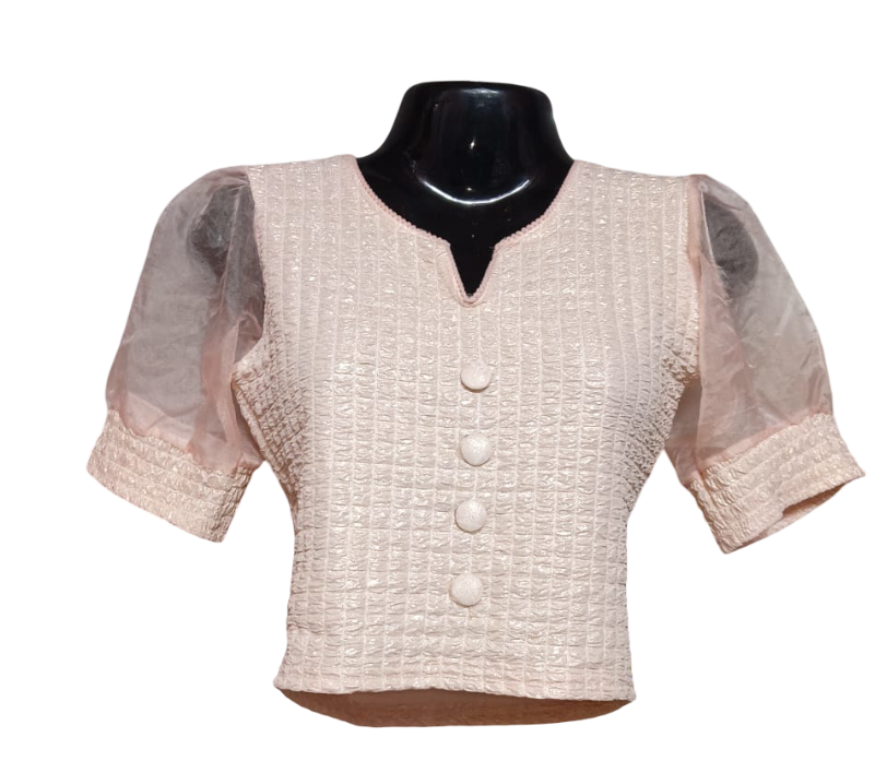 XL | L SFT Classy Women Stylish Stretchable Latest Lycra Black Blouse